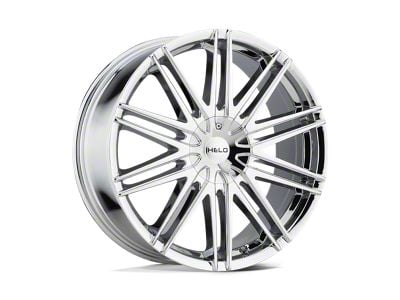 HELO HE880 PVD Chrome Wheel; 18x8 (16-24 Camaro, Excluding SS w/ 6-Piston Front Calipers & ZL1)