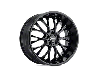 HELO HE890 Satin Black Wheel; 20x8.5 (16-24 Camaro, Excluding SS w/ 6-Piston Front Calipers & ZL1)