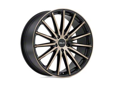 HELO HE894 Satin Black Dark Tint Wheel; 20x8.5 (16-24 Camaro, Excluding SS w/ 6-Piston Front Calipers & ZL1)