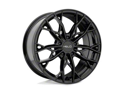 HELO HE907 Gloss Black Wheel; 18x8 (16-24 Camaro, Excluding SS w/ 6-Piston Front Calipers & ZL1)