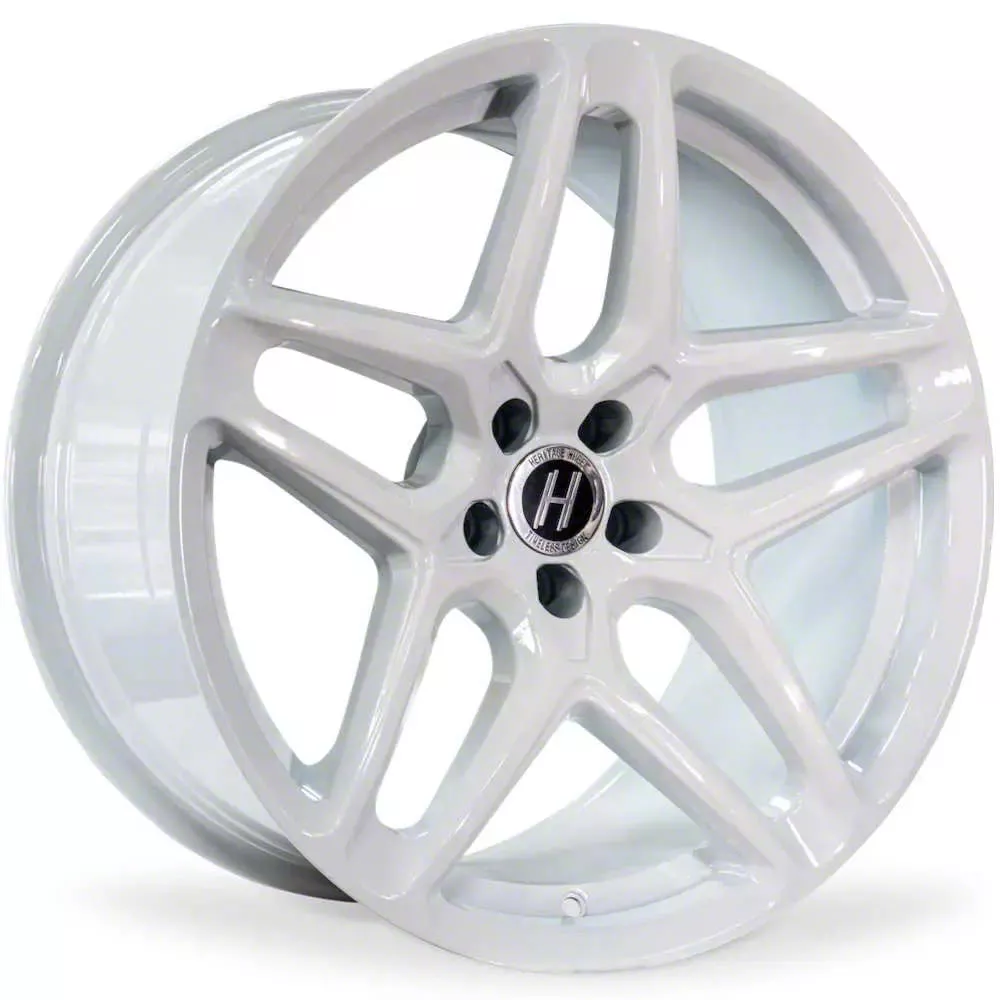 Heritage Wheel Mustang EBISU MonoC White Wheel; 20x9; 25mm Offset ...