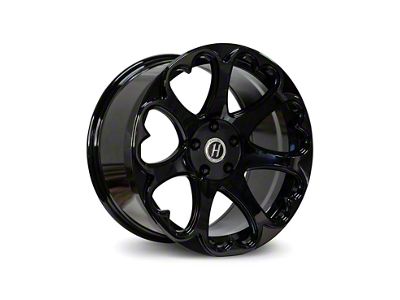 Heritage Wheel KOKORO MonoC Black Wheel; 17x8; 25mm Offset (05-09 Mustang GT, V6)