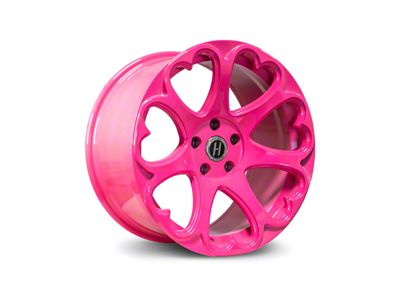 Heritage Wheel KOKORO MonoC Pink Wheel; 17x8; 25mm Offset (05-09 Mustang GT, V6)