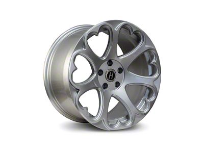 Heritage Wheel KOKORO MonoC Silver Wheel; 17x8; 25mm Offset (05-09 Mustang GT, V6)