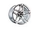 Heritage Wheel EBISU MonoC Silver Wheel; 18x9.5 (06-10 RWD Charger)