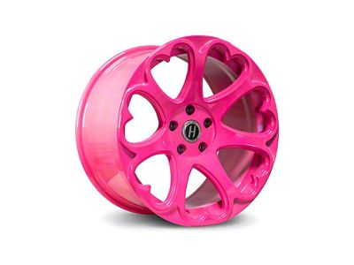 Heritage Wheel KOKORO Pink Wheel; Rear Only; 20x10 (07-10 AWD Charger)