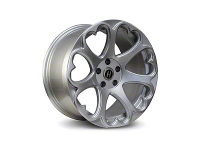 Heritage Wheel KOKORO Silver Wheel; Rear Only; 20x10 (07-10 AWD Charger)