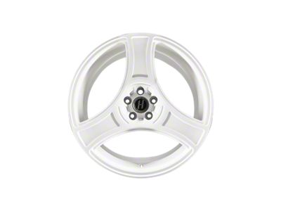 Heritage Wheel BUSHIDO MonoC White Wheel; 18x8.5 (10-14 Mustang GT w/o Performance Pack, V6)