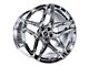 Heritage Wheel EBISU MonoC Chrome Wheel; 19x9.5 (10-14 Mustang)