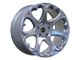 Heritage Wheel KOKORO MONOC Silver Wheel; 18x8.5 (2024 Mustang EcoBoost w/o Performance Pack)
