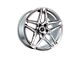 Heritage Wheel EBISU MonoC Silver Wheel; 18x11 (18-23 Challenger Widebody)