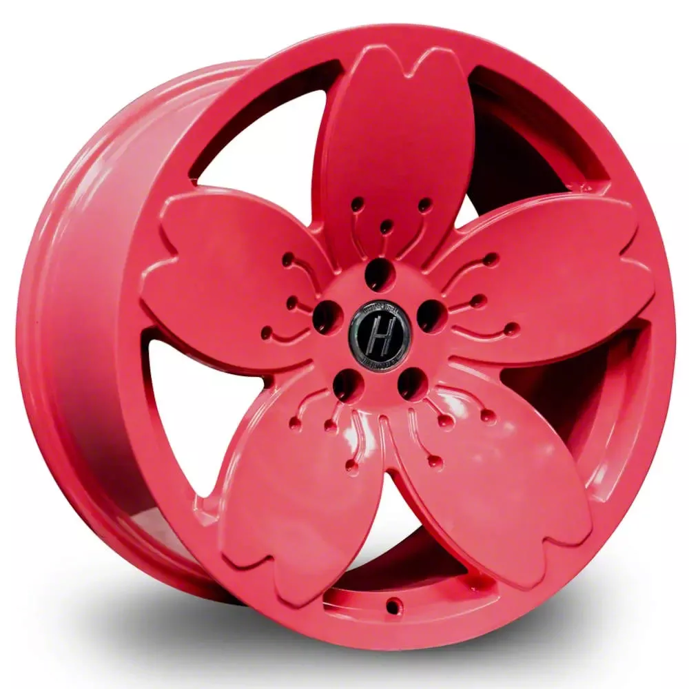 Heritage Wheel Challenger SAKURA Pink Wheel; 18x9.5; 22mm Offset  SAKURAM5115189522PNK (08-23 RWD Challenger, Excluding Widebody) - Free  Shipping