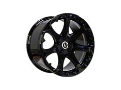 Heritage Wheel KOKORO Black Wheel; 20x9; 25mm Offset (11-23 RWD Charger, Excluding Widebody)