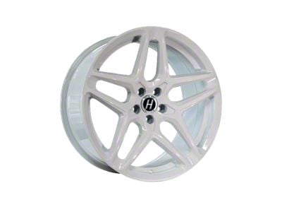 Heritage Wheel EBISU MonoC White Wheel; 19x8.5; 35mm Offset (21-25 Mustang Mach-E)