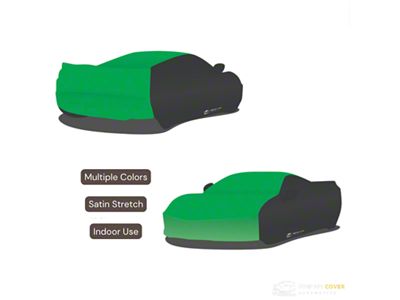 Hero Covers Two-Tone Indoor Car Cover; Green/Black (Universal; Some Adaptation May Be Required)