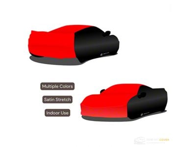 Hero Covers Two-Tone Indoor Car Cover; Red/Black (Universal; Some Adaptation May Be Required)