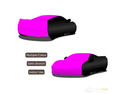 Hero Covers Two-Tone Outdoor Car Cover; Pink/Black (Universal; Some Adaptation May Be Required)