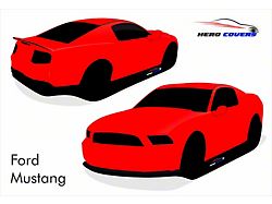 Hero Covers Silhouette Indoor Car Cover; Red (05-14 Mustang)