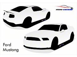 Hero Covers Silhouette Indoor Car Cover; White (05-14 Mustang)