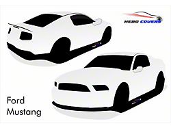 Hero Covers Silhoutte Indoor Car Cover; White (15-23 Mustang)