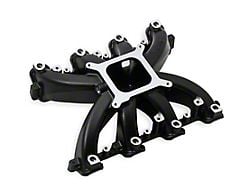 Holley GM LS3/L92 Single Plane EFI Intake Manifold; Black (10-15 Camaro SS)