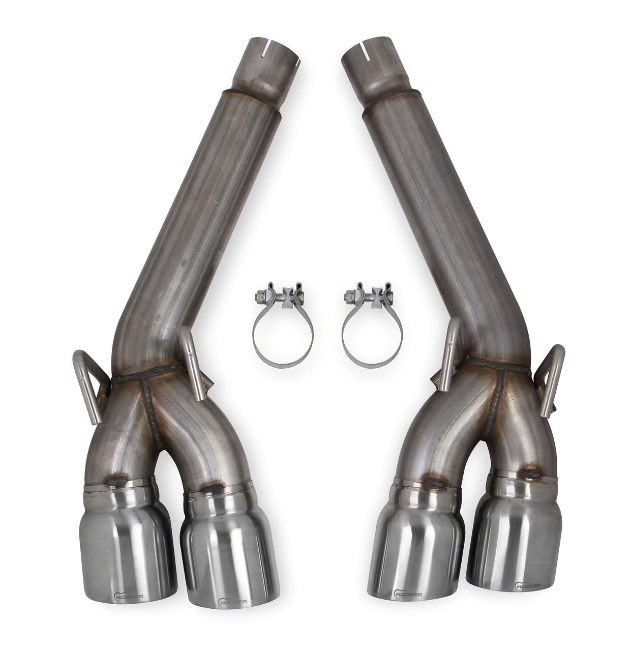 Hooker Blackheart Camaro Muffler Delete Axle Back Exhaust System With