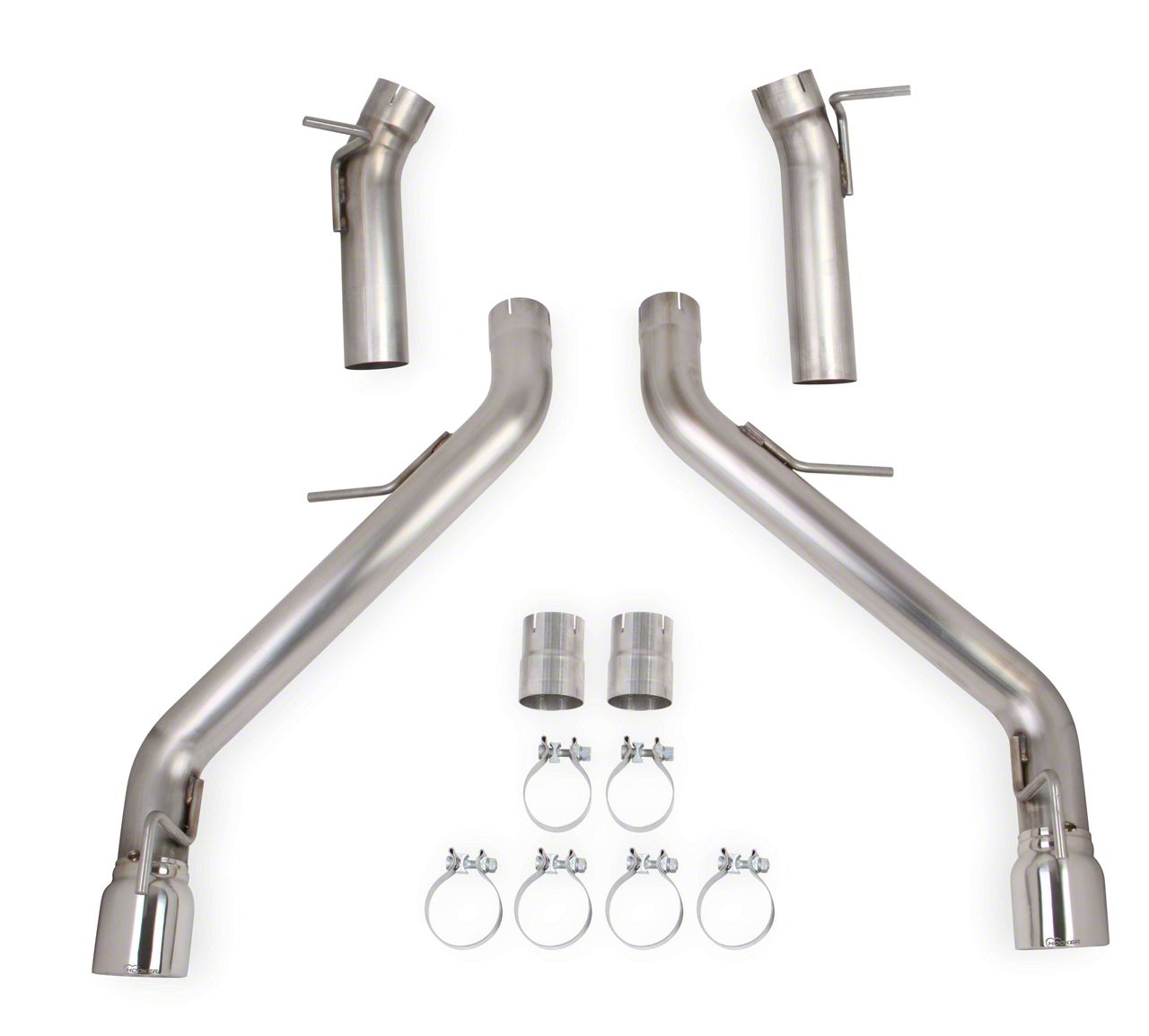 Hooker Blackheart Camaro Muffler Delete Axle Back Exhaust System With