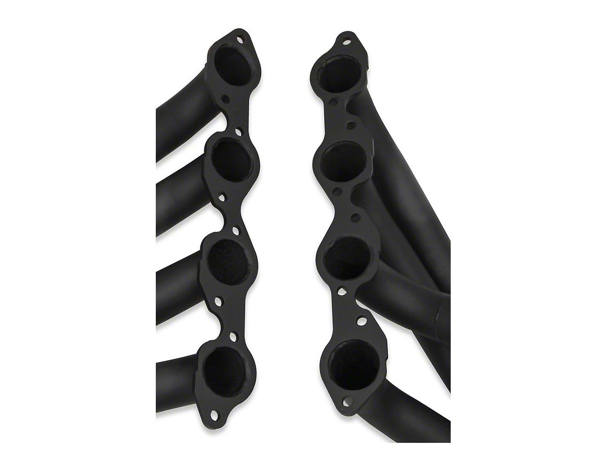 Hooker BlackHeart Mustang 2-1/8-Inch Racing Heart Big Block Chevy Swap Long  Tube Headers; Black Painted 6234HKR (79-04 Mustang) - Free Shipping