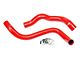 HPS Silicone Radiator Coolant Hose Kit; Red (99-04 Mustang V6)