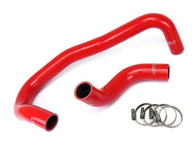 HPS Silicone Radiator Coolant Hose Kit; Red (06-10 6.1L HEMI Charger)