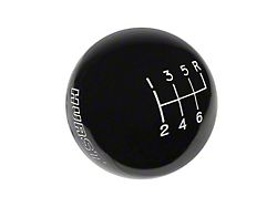 Hurst 6-Speed Shift Knob; Black (97-04 Corvette C5)