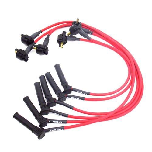 JBA Mustang 8mm Ignition Wires; Red W0675 (05-10 Mustang V6) - Free ...