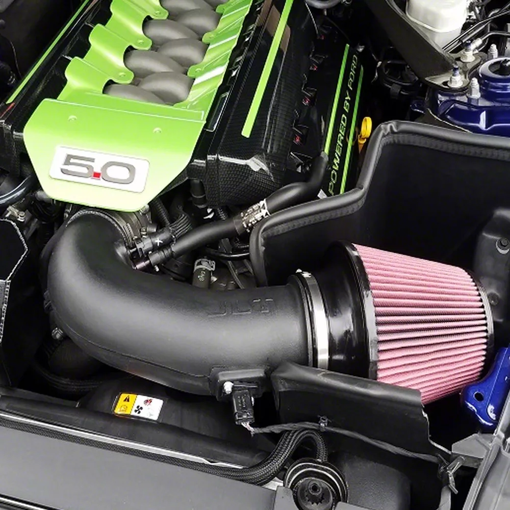 JLT Mustang Cold Air Intake with White Dry Filter CAI-FMG-15 (15-17 ...