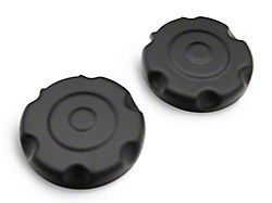 JLT Strut Tower Covers; Textured Black (15-23 Mustang)