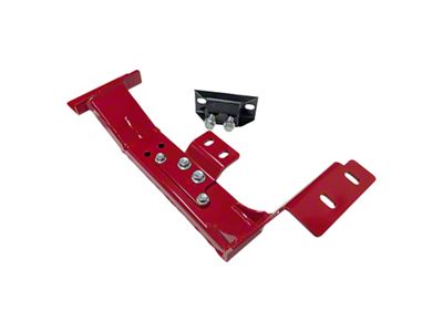 J&M 4L60/4L70 Transmission Crossmember; Red (98-02 Camaro)