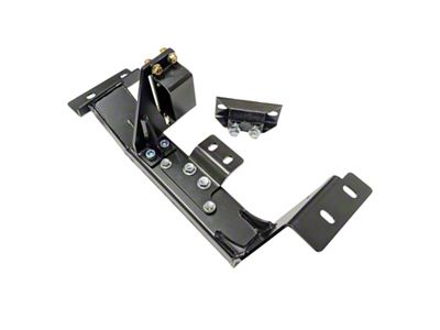 J&M 4L60/4L70 Transmission Crossmember with Torque Arm Relocation Bracket; Black (98-02 Camaro)