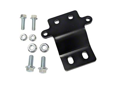 J&M 4L80/4L85 Transmission Crossmember Bracket; Black (98-02 Camaro)