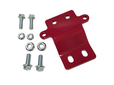 J&M 4L80/4L85 Transmission Crossmember Bracket; Red (98-02 Camaro)