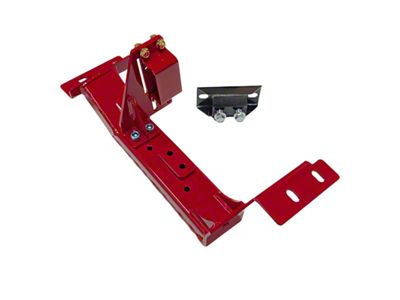 J&M T56 Magnum Transmission Crossmember with Torque Arm Relocation Bracket; Red (98-02 Camaro)