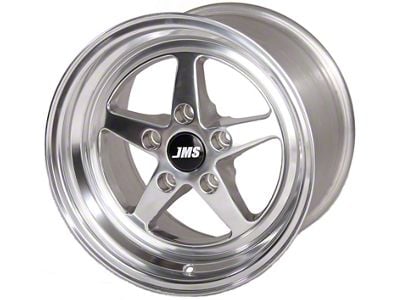 JMS Avenger Series Polished Wheel; Rear Only; 15x10 (06-10 RWD Charger)