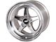 JMS Avenger Series Polished Wheel; Rear Only; 15x10 (06-10 RWD Charger)