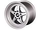 JMS Avenger Series Silver Clear with Diamond Cut Wheel; Front Only; 17x4.5 (06-10 RWD Charger)