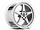 JMS Avenger Series White Chrome Wheel; Rear Only; 17x10 (06-10 RWD Charger)