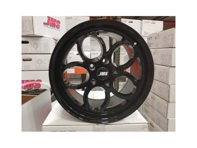 JMS Savage Series Gloss Black Wheel; Rear Only; 17x10 (06-10 RWD Charger)