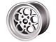 JMS Savage Series Silver Clear with Diamond Cut Wheel; Rear Only; 15x10 (06-10 RWD Charger)