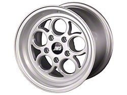JMS Savage Series Silver Clear with Diamond Cut Wheel; Rear Only; 17x10 (06-10 RWD Charger)