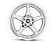 JMS Avenger Series White Chrome Wheel; Rear Only; 17x10 (05-09 Mustang)