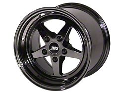 JMS Avenger Series Black Chrome Wheel; Rear Only; 15x10 (93-02 Camaro)