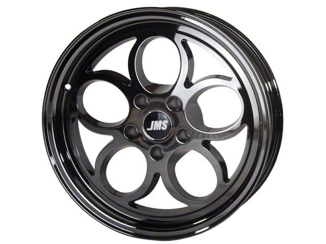 JMS Savage Series Black Chrome Wheel; Front Only; 17x4.5 (93-02 Camaro)