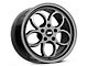JMS Savage Series Black Chrome Wheel; Rear Only; 15x10 (11-23 RWD Charger, Excluding SRT Hellcat)